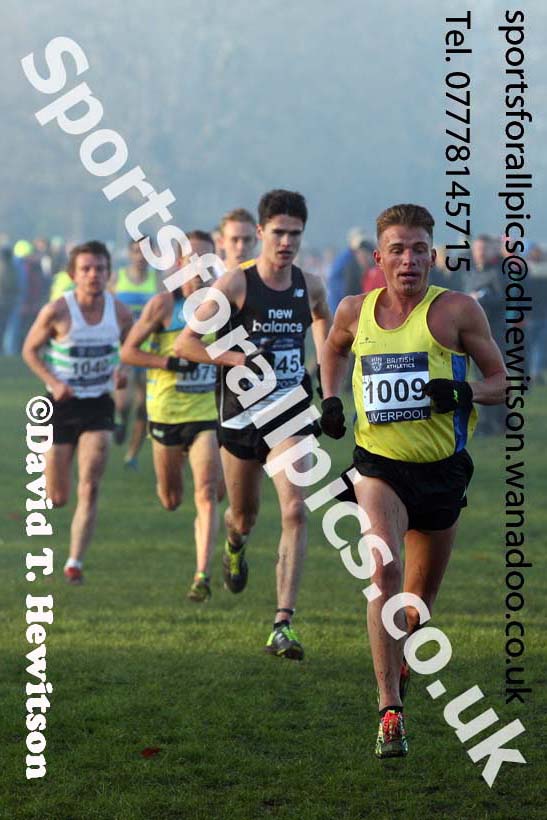 Senior and under-23 men, European Cross Country Trials, Sefton Park, Liverpool. Photo: David T. Hewitson/Sports for All Pics